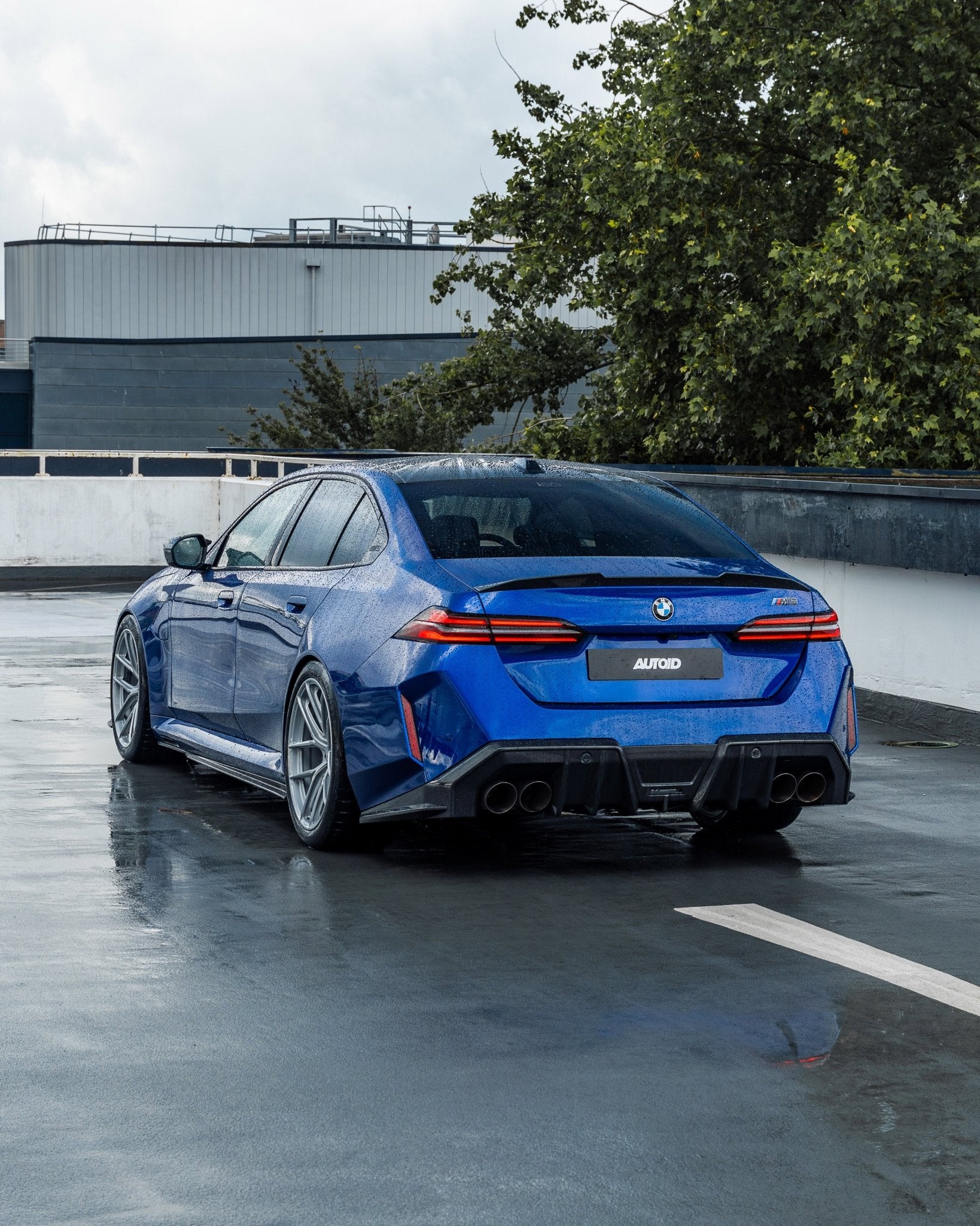 BMW M5 G90 G99 Pre - Preg Carbon Fibre PR - 1 Rear Diffuser by TRE - AUTOID - Rear Diffusers - TRE
