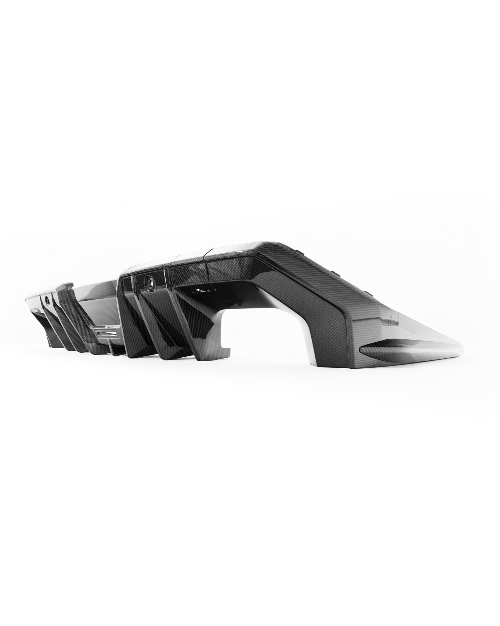 BMW M5 G90 G99 Pre-Preg Carbon Fibre PR-1 Rear Diffuser by TREVORA - AUTOID® - Rear Diffusers - TREVORA