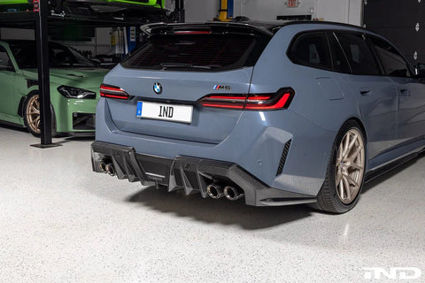 BMW M5 G90 G99 Pre-Preg Carbon Fibre PR-1 Rear Diffuser by TREVORA - AUTOID® - Rear Diffusers - TREVORA