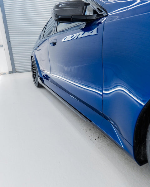 BMW M5 G90 G99 Pre-Preg Carbon Fibre Side Skirts by FORM (2024+) - AUTOID® - Side Skirts & Winglets - FORM Industries