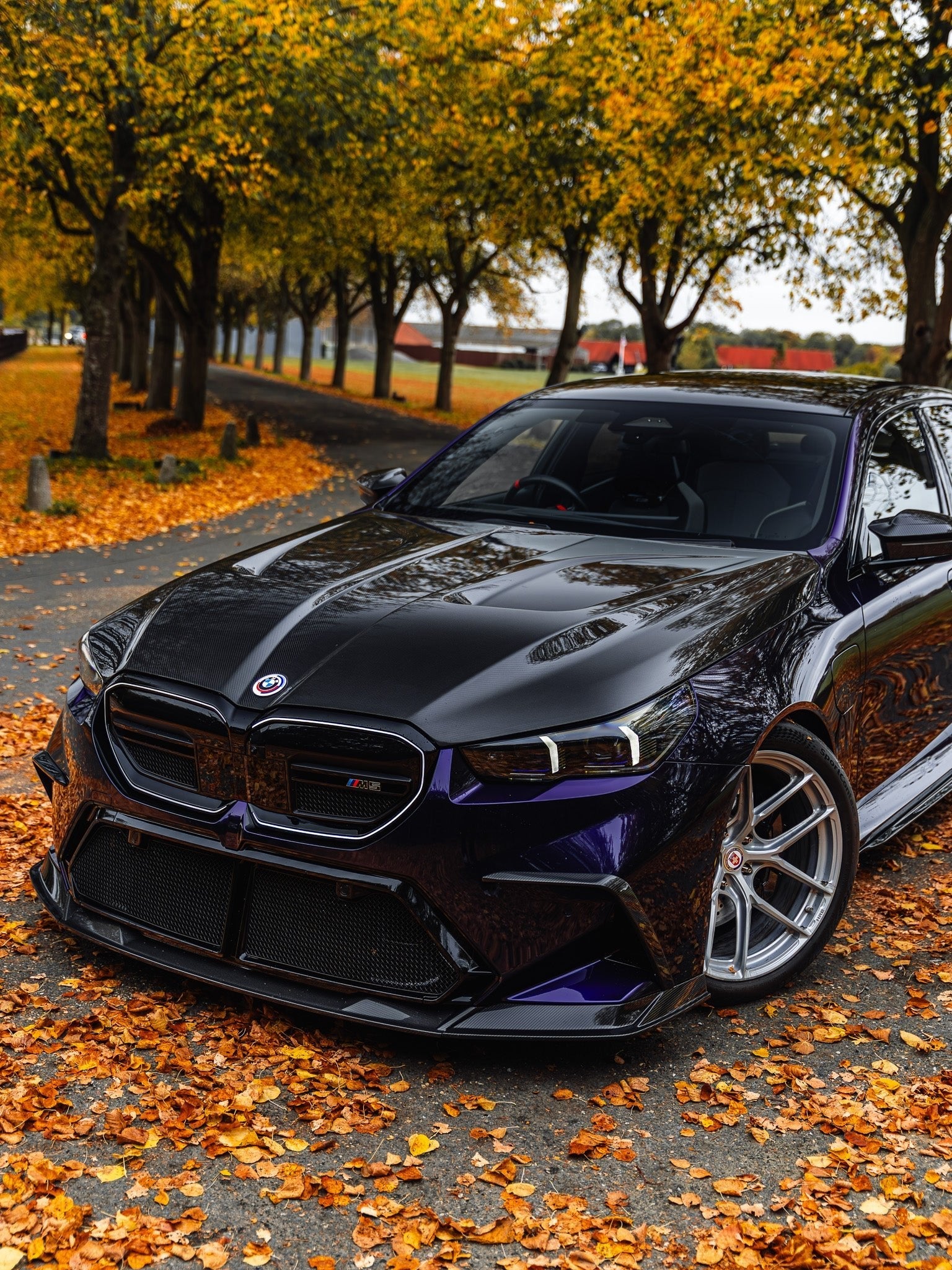 BMW M5 G90 G99 Pre-Preg Gloss Carbon Fibre GT Front Bonnet by SQ - AUTOID® - Front Hood - SQ