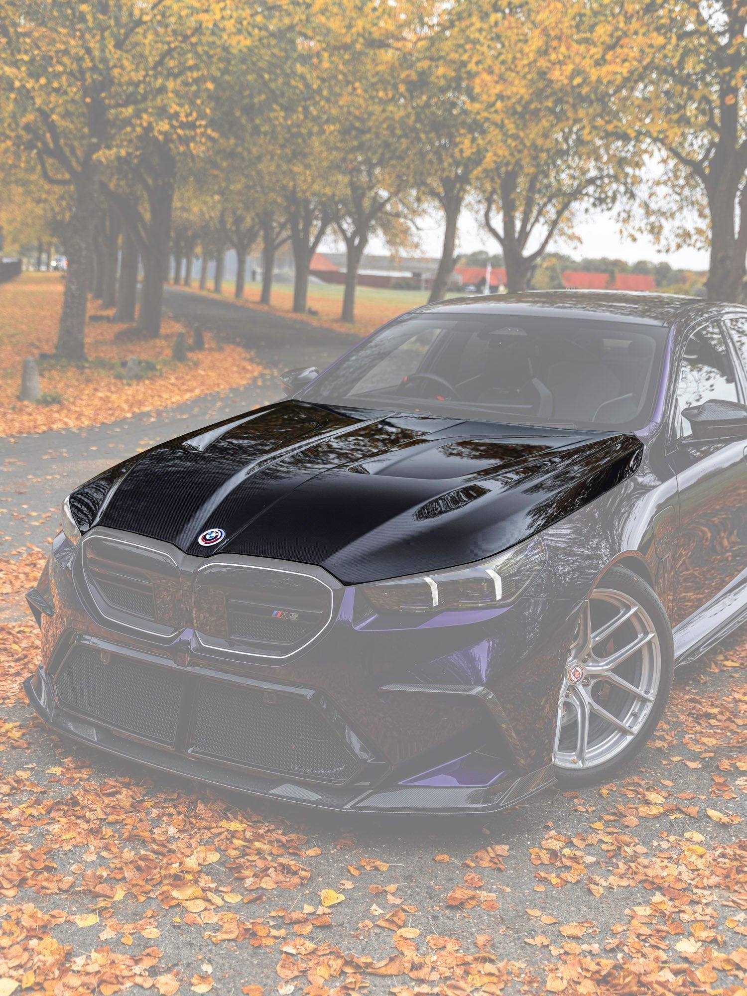 BMW M5 G90 G99 Pre-Preg Gloss Carbon Fibre GT Front Bonnet by SQ - AUTOID® - Front Hood - SQ