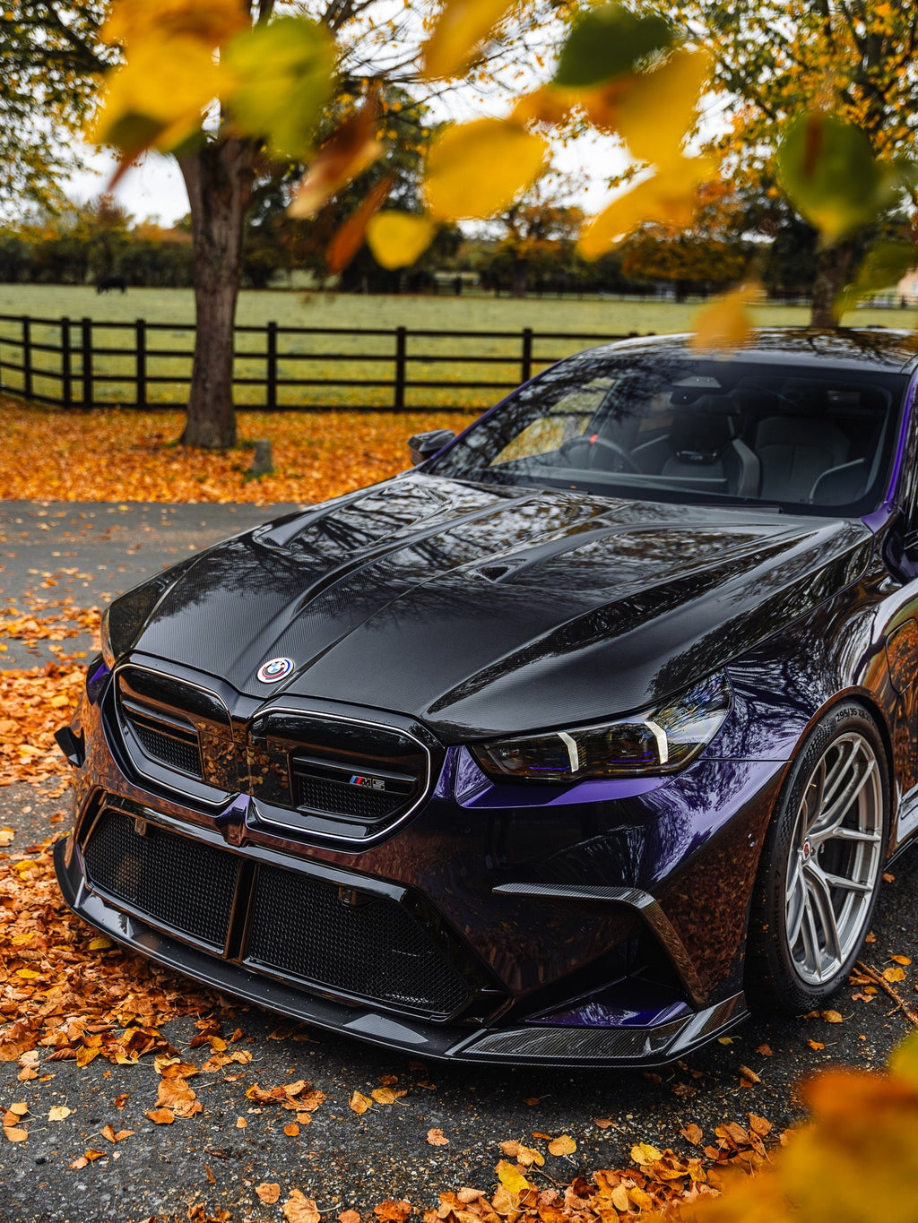 BMW M5 G90 G99 Pre-Preg Gloss Carbon Fibre GT Front Bonnet by SQ - AUTOID® - Front Hood - SQ