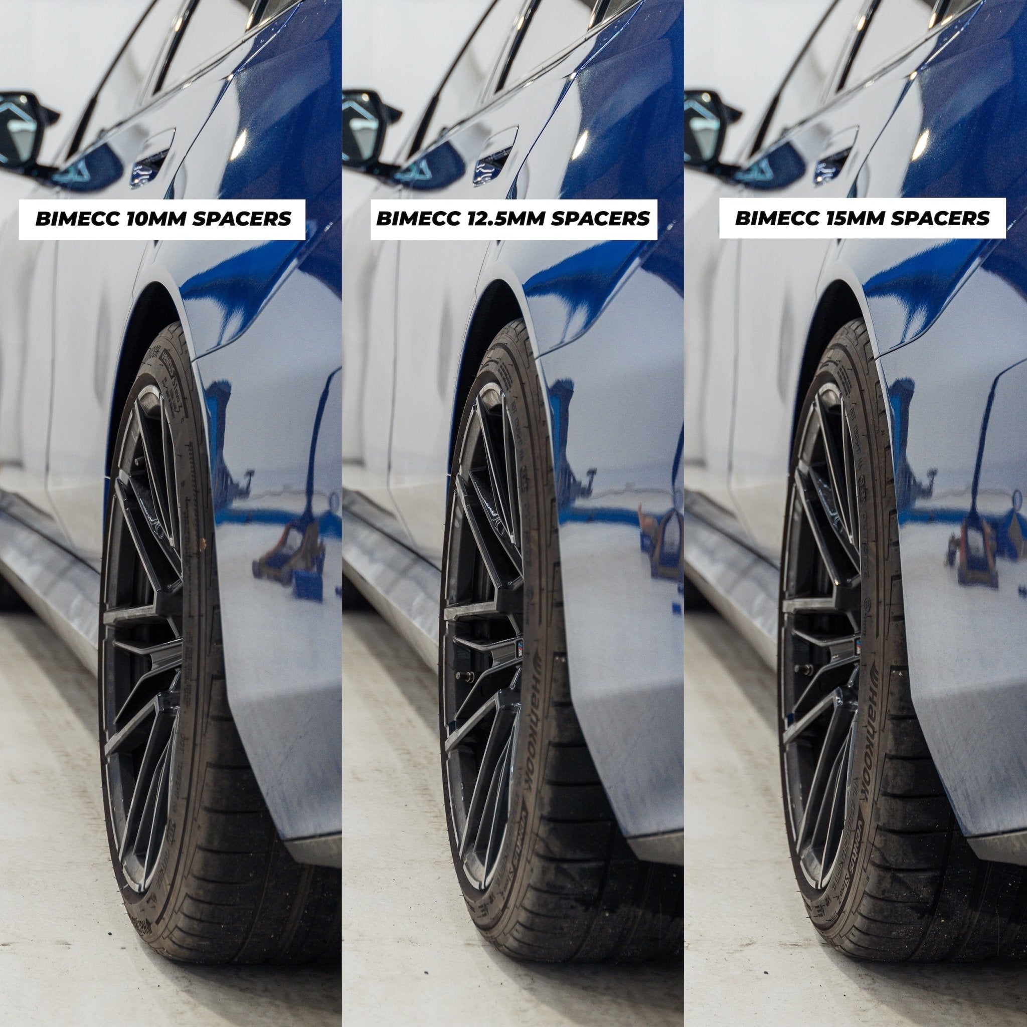 BMW M5 G90 G99 Wheel Spacers Kit 5x132 by Bimecc (2024+) - AUTOID® - Wheel Spacers - Bimecc