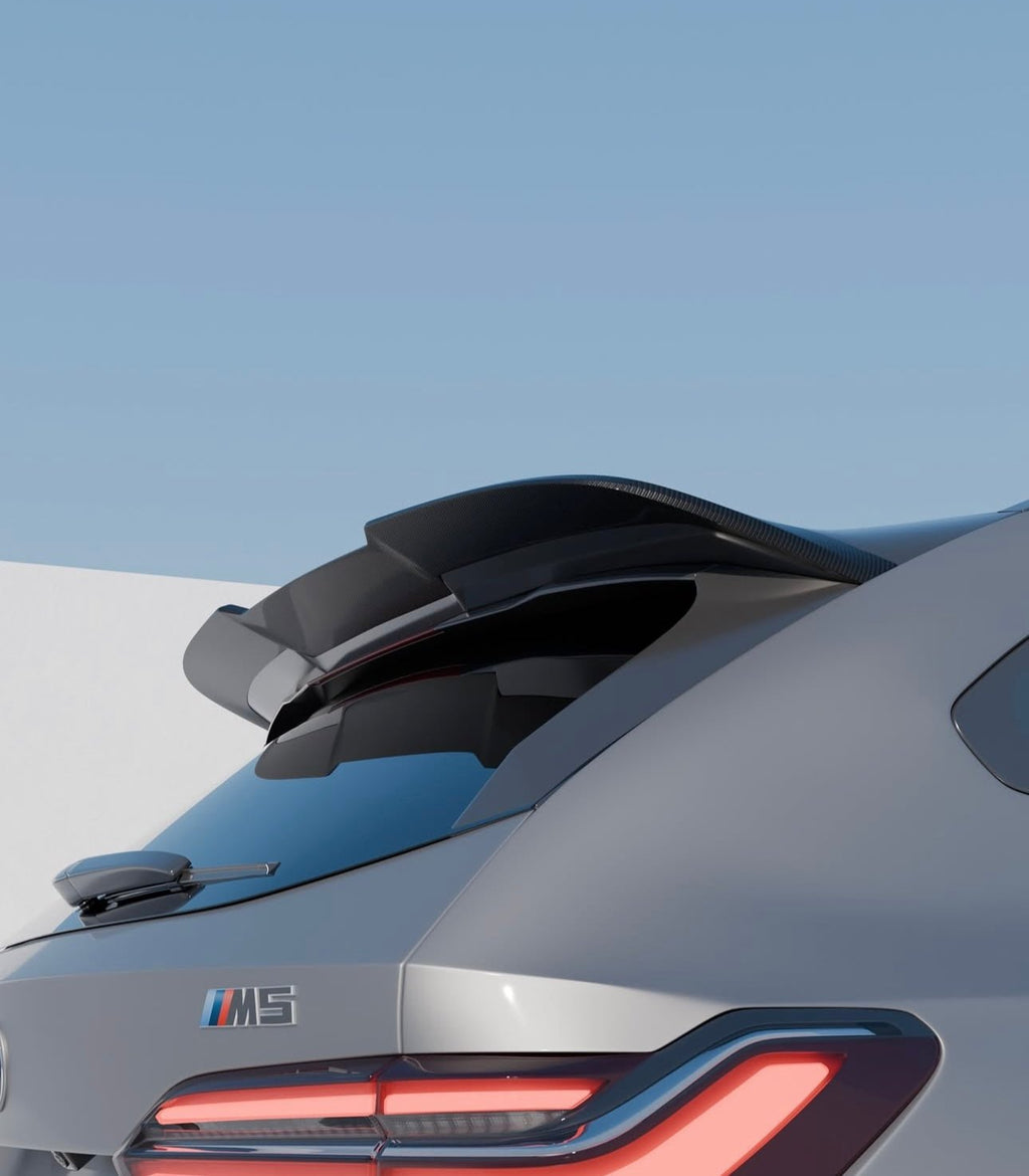 BMW M5 G99 Touring Pre-Preg Carbon Fibre PR-1 Rear Spoiler by TREVORA - AUTOID® - Rear Spoilers - TREVORA