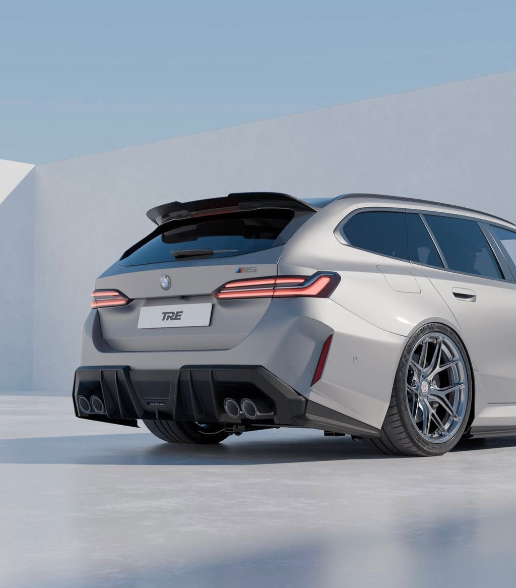 BMW M5 G99 Touring Pre-Preg Carbon Fibre PR-1 Rear Spoiler by TREVORA - AUTOID® - Rear Spoilers - TREVORA