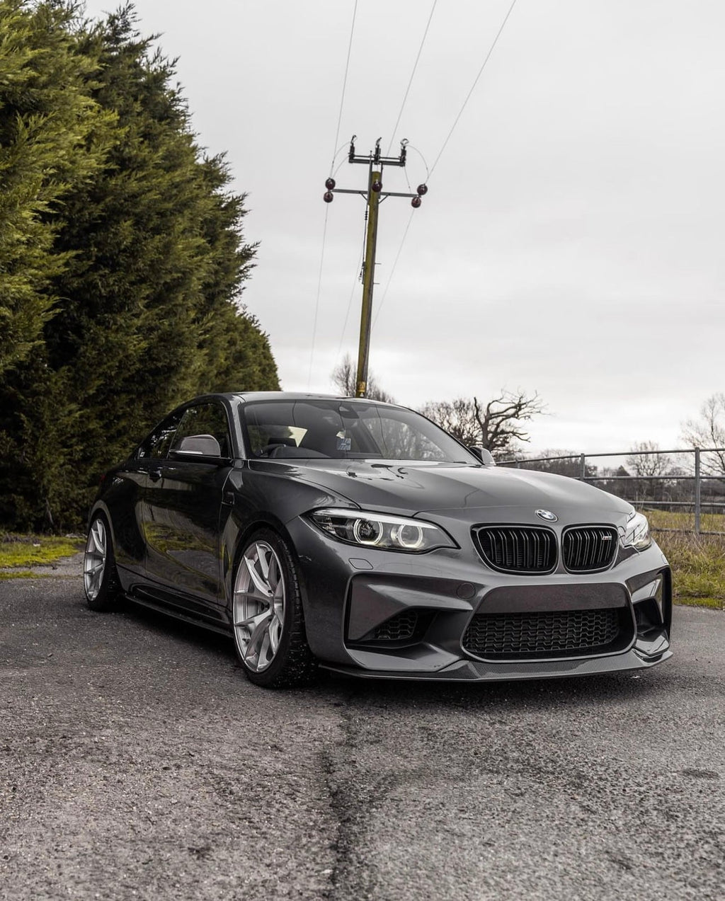 BMW OG M2 F87 Carbon Fibre E-CSL Front Splitter by FORM (2015-2018) - AUTOID® - Front Lips & Splitters - FORM Industries