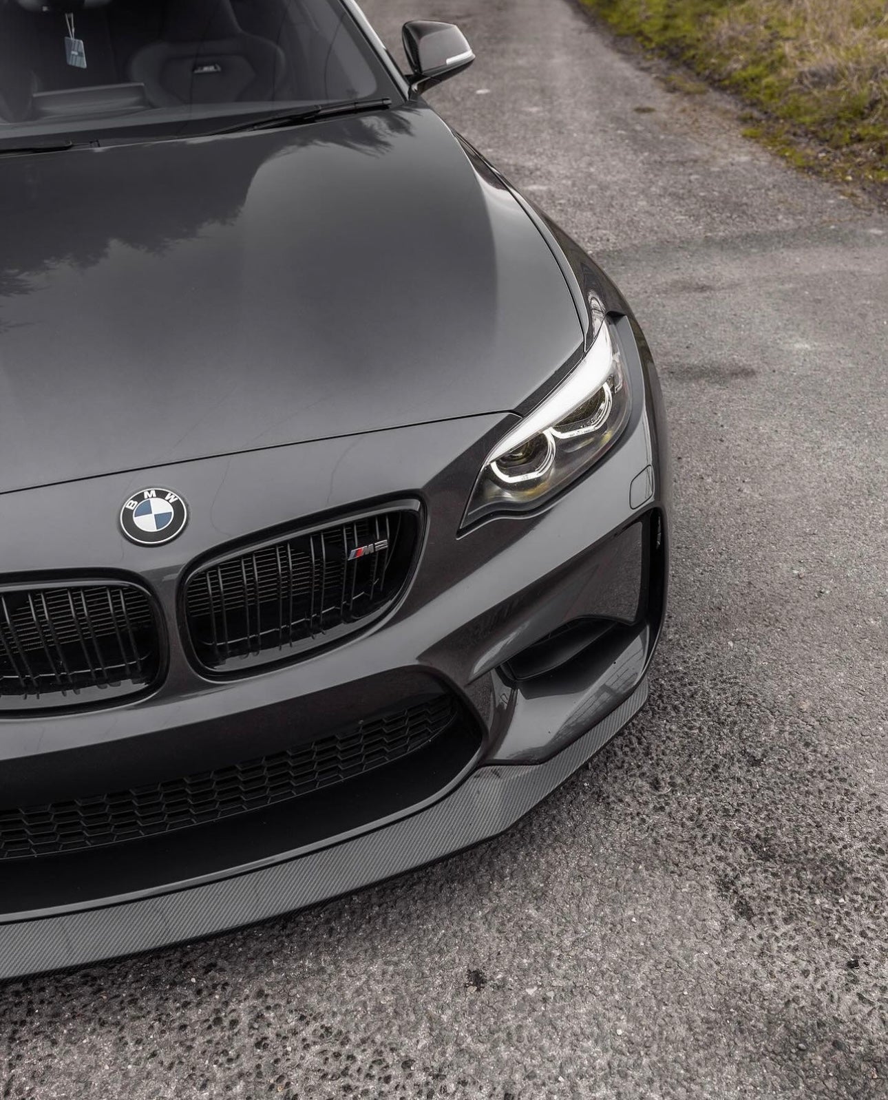 BMW OG M2 F87 Carbon Fibre E-CSL Front Splitter by FORM (2015-2018) - AUTOID® - Front Lips & Splitters - FORM Industries