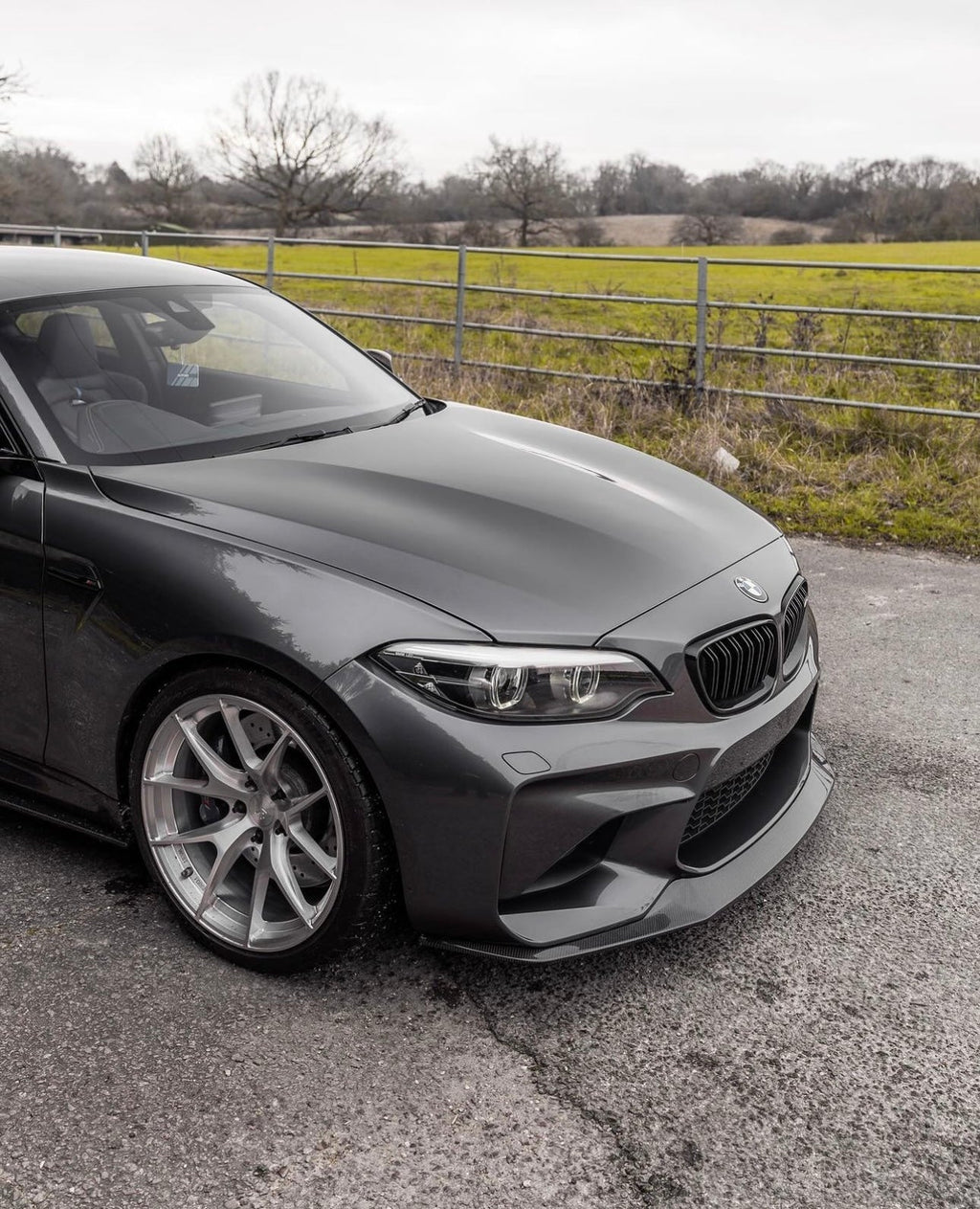 BMW OG M2 F87 Carbon Fibre E-CSL Front Splitter by FORM (2015-2018) - AUTOID® - Front Lips & Splitters - FORM Industries