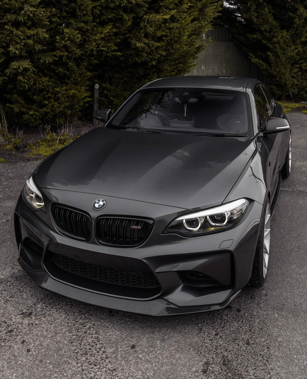 BMW OG M2 F87 Carbon Fibre E-CSL Front Splitter by FORM (2015-2018) - AUTOID® - Front Lips & Splitters - FORM Industries