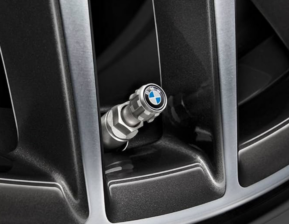 BMW M Performance BMW M Performance Genuine "BMW Logo" Tyre Air Valve Caps Set  Wheel Accessories  AUTOID®  