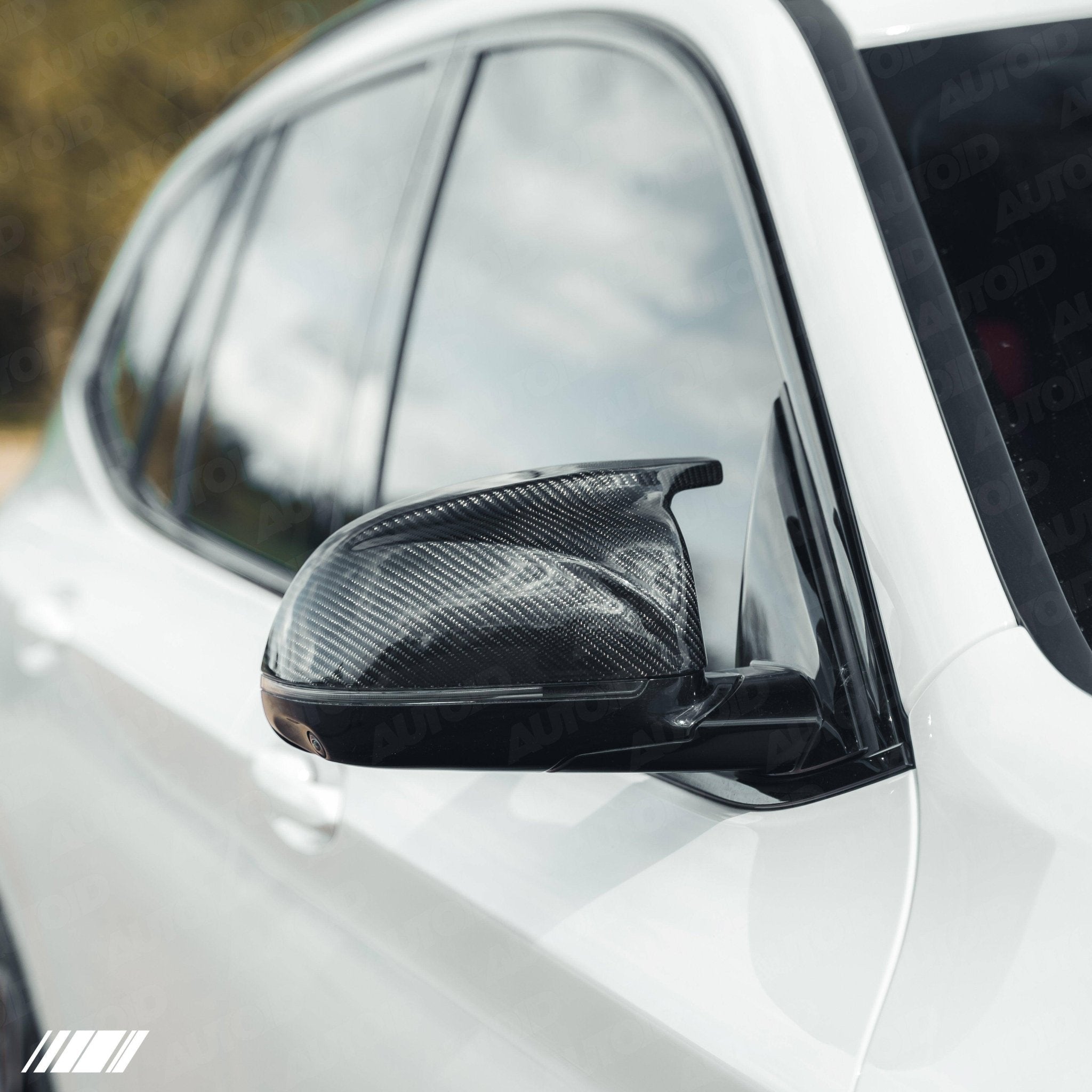 BMW X Series G01 G05 G07 Carbon Fibre M Style Wing Mirror Covers by FORM (2018+) - AUTOID® - Mirror Covers - FORM Industries