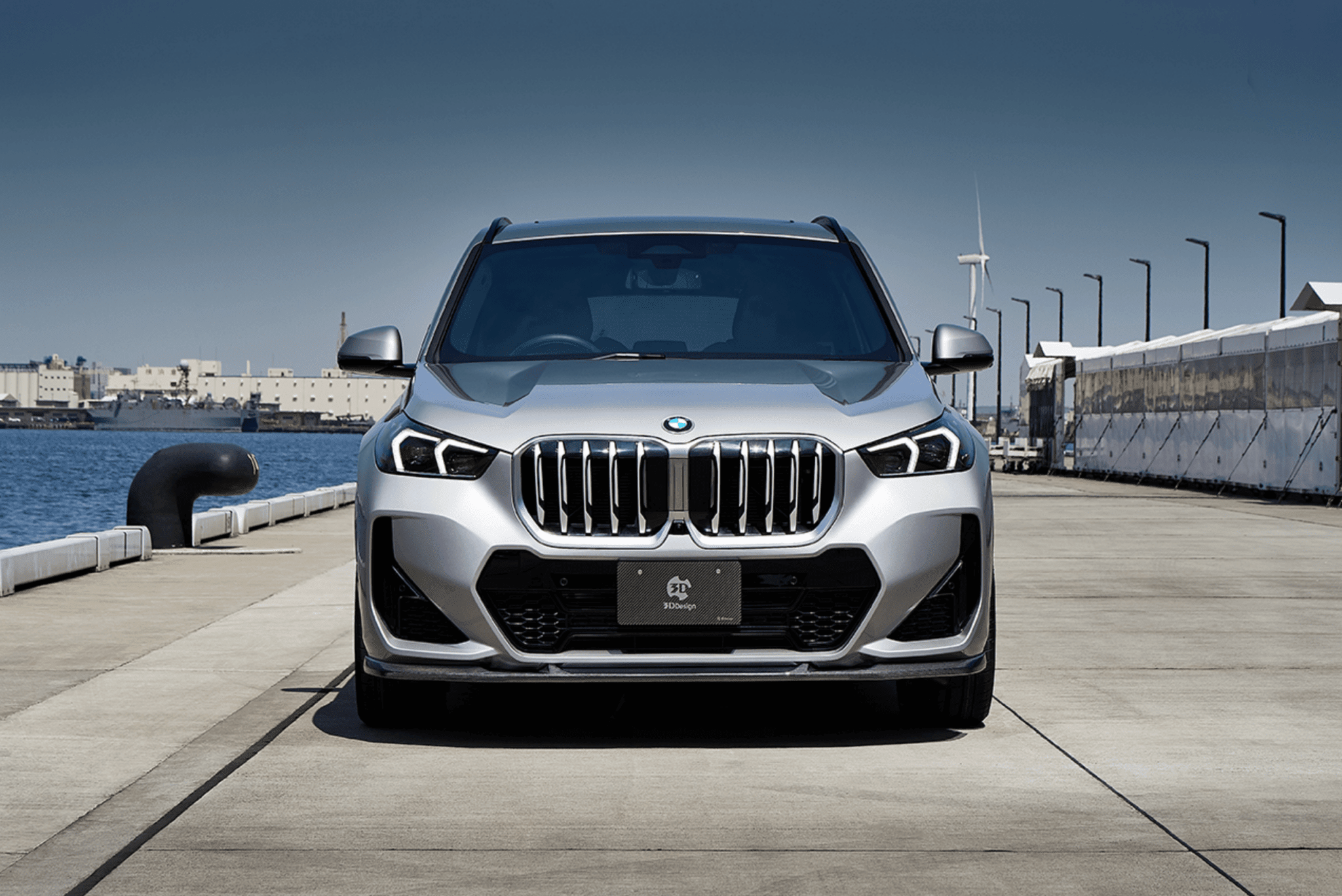 BMW X1 M Sport U11 Carbon Fibre Front Splitter by 3D Design (2022+) - AUTOID® - Front Lips & Splitters - 3DDesign