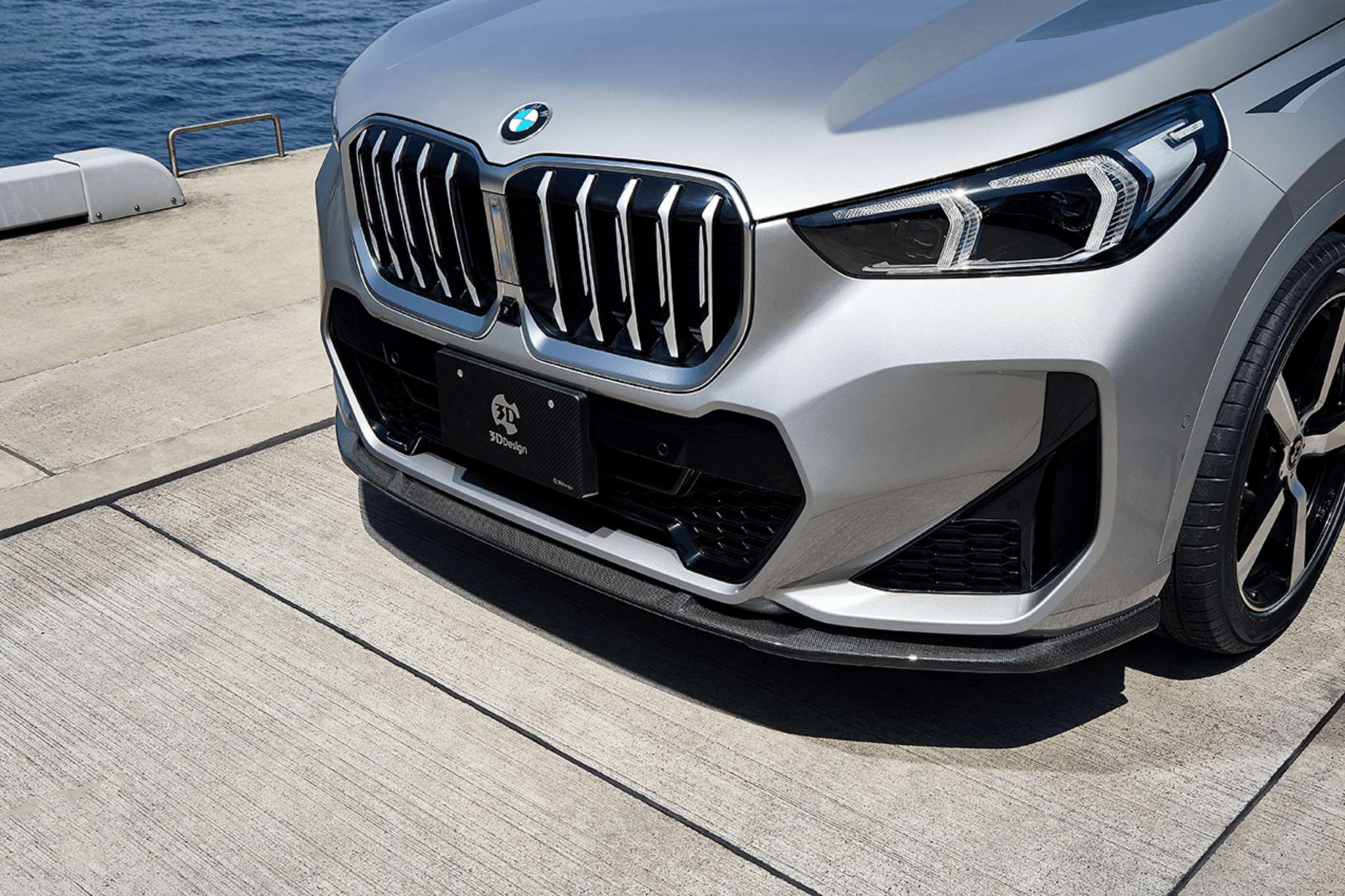BMW X1 M Sport U11 Carbon Fibre Front Splitter by 3D Design (2022+) - AUTOID® - Front Lips & Splitters - 3DDesign
