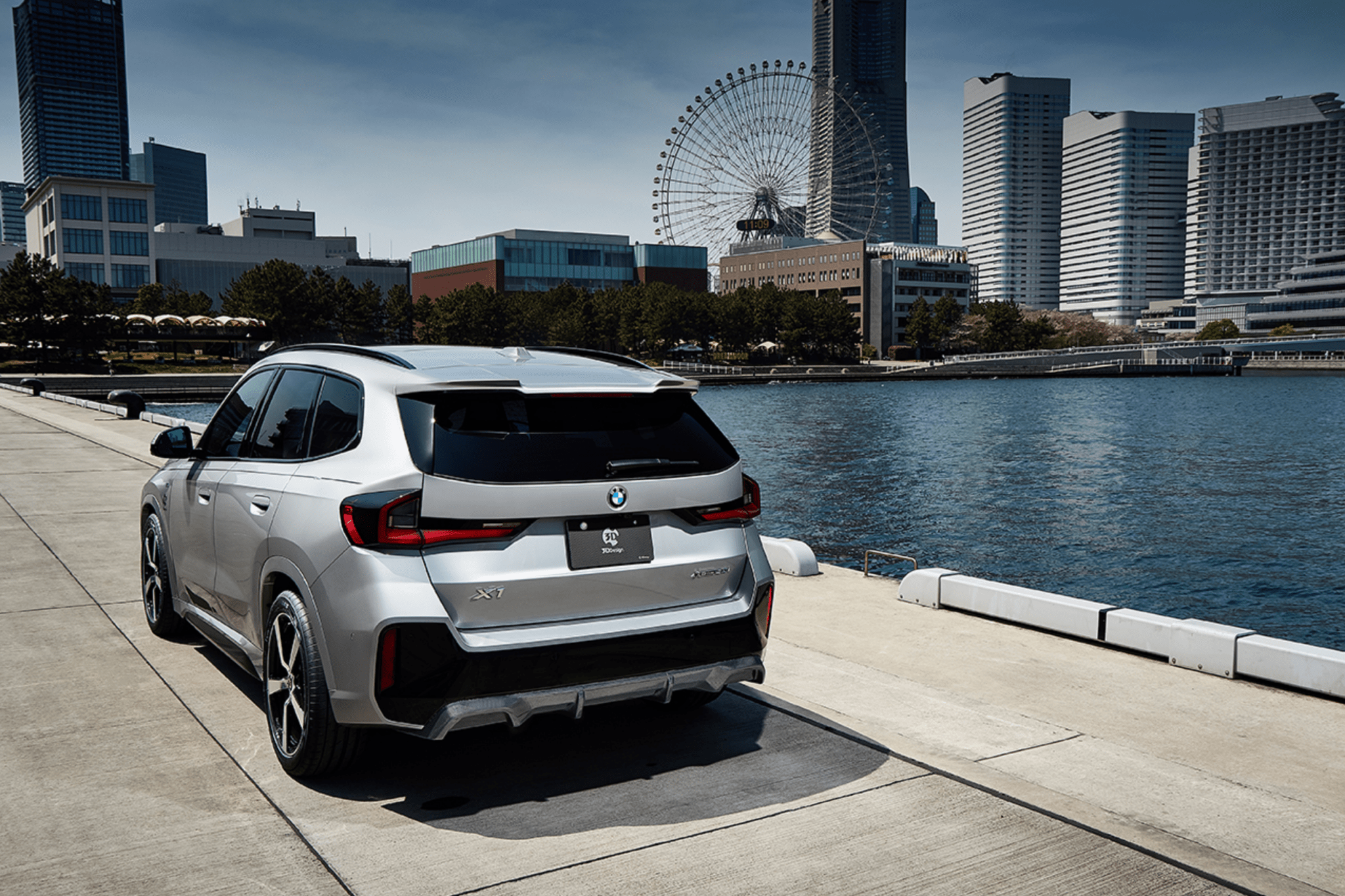 BMW X1 M Sport U11 Carbon Fibre Rear Diffuser by 3D Design (2022+) - AUTOID® - Rear Diffusers - 3DDesign