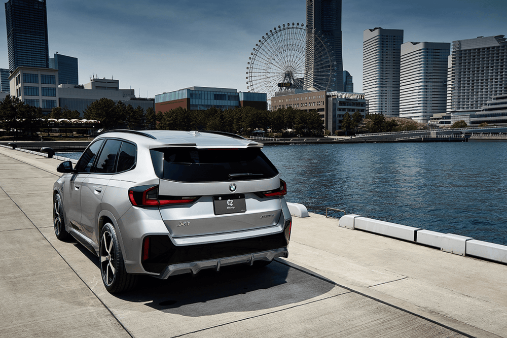 BMW X1 M Sport U11 Carbon Fibre Rear Diffuser by 3D Design (2022+) - AUTOID - Rear Diffusers - 3DDesign