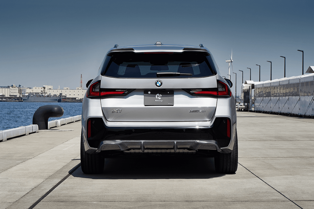 BMW X1 M Sport U11 Carbon Fibre Rear Diffuser by 3D Design (2022+) - AUTOID - Rear Diffusers - 3DDesign