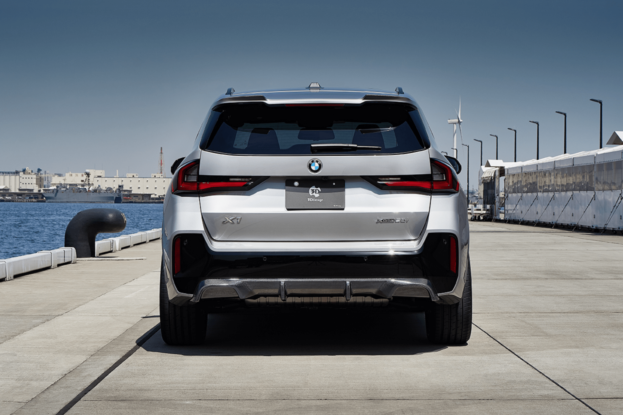 BMW X1 M Sport U11 Carbon Fibre Rear Diffuser by 3D Design (2022+) - AUTOID - Rear Diffusers - 3DDesign