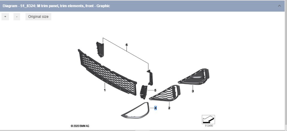 BMW X2 Front Attachment Trim Piece - AUTOID - Bumper Inserts & Trim - BMW M Performance