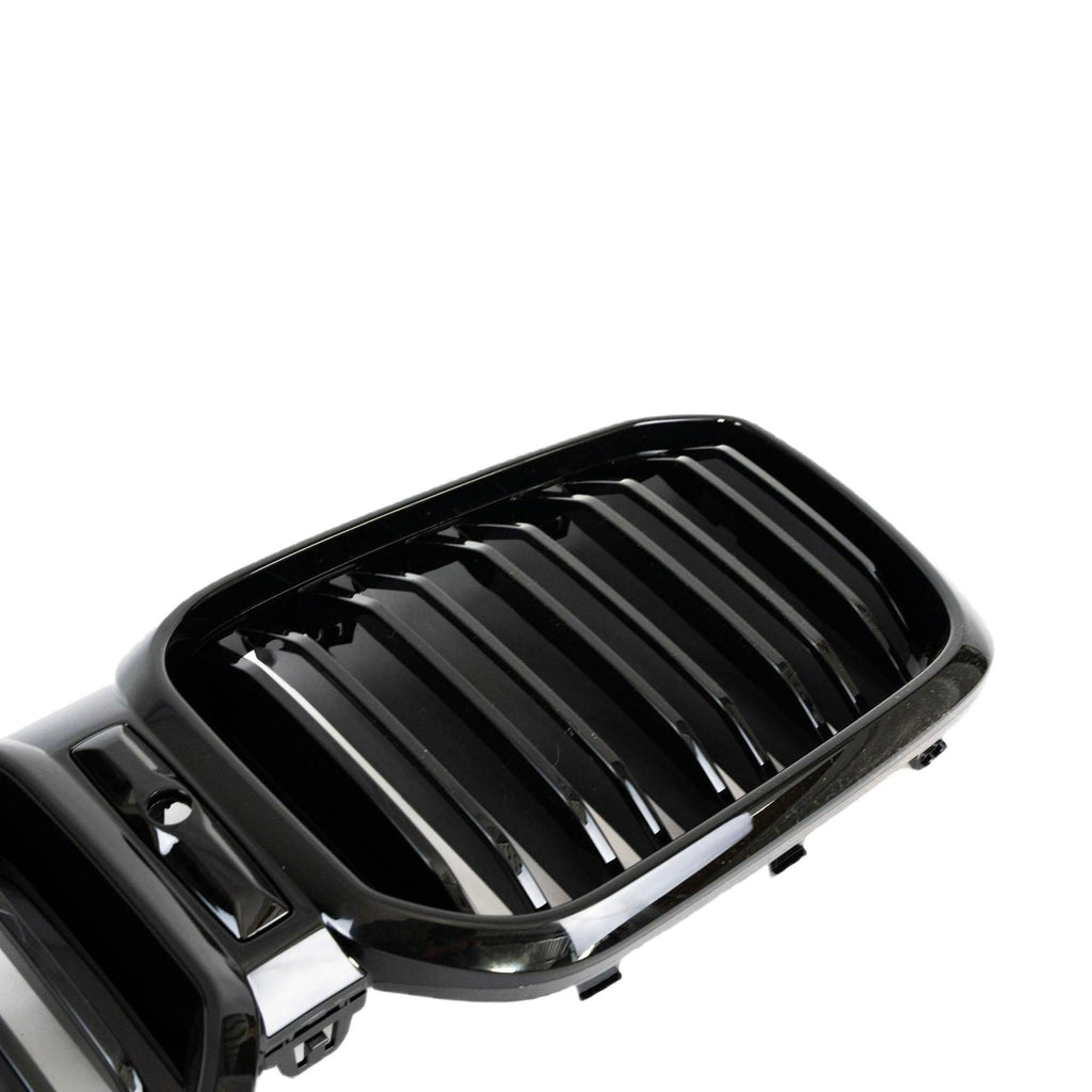BMW X3 G01 LCI & X4 G02 LCI Gloss Black Kidney Grille by FORM (2021-2024) - AUTOID® - Front Grille - FORM Industries