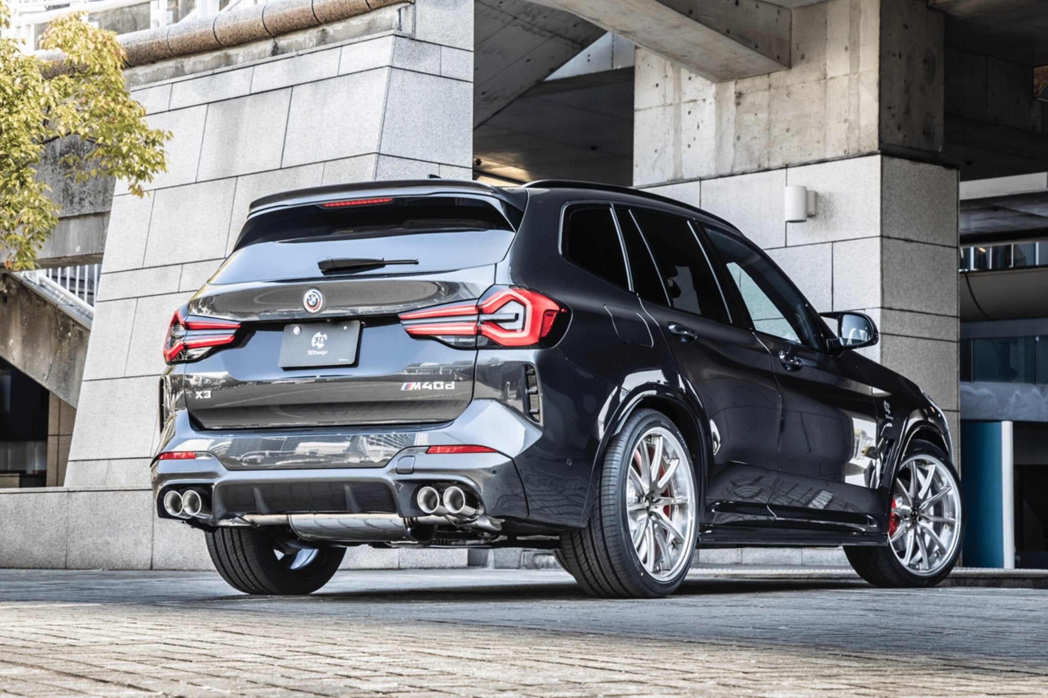BMW X3 G01 & X4 G02 Full Length Carbon Fibre Side Skirts by 3D Design (2018+) - AUTOID® - Side Skirts & Winglets - 3DDesign