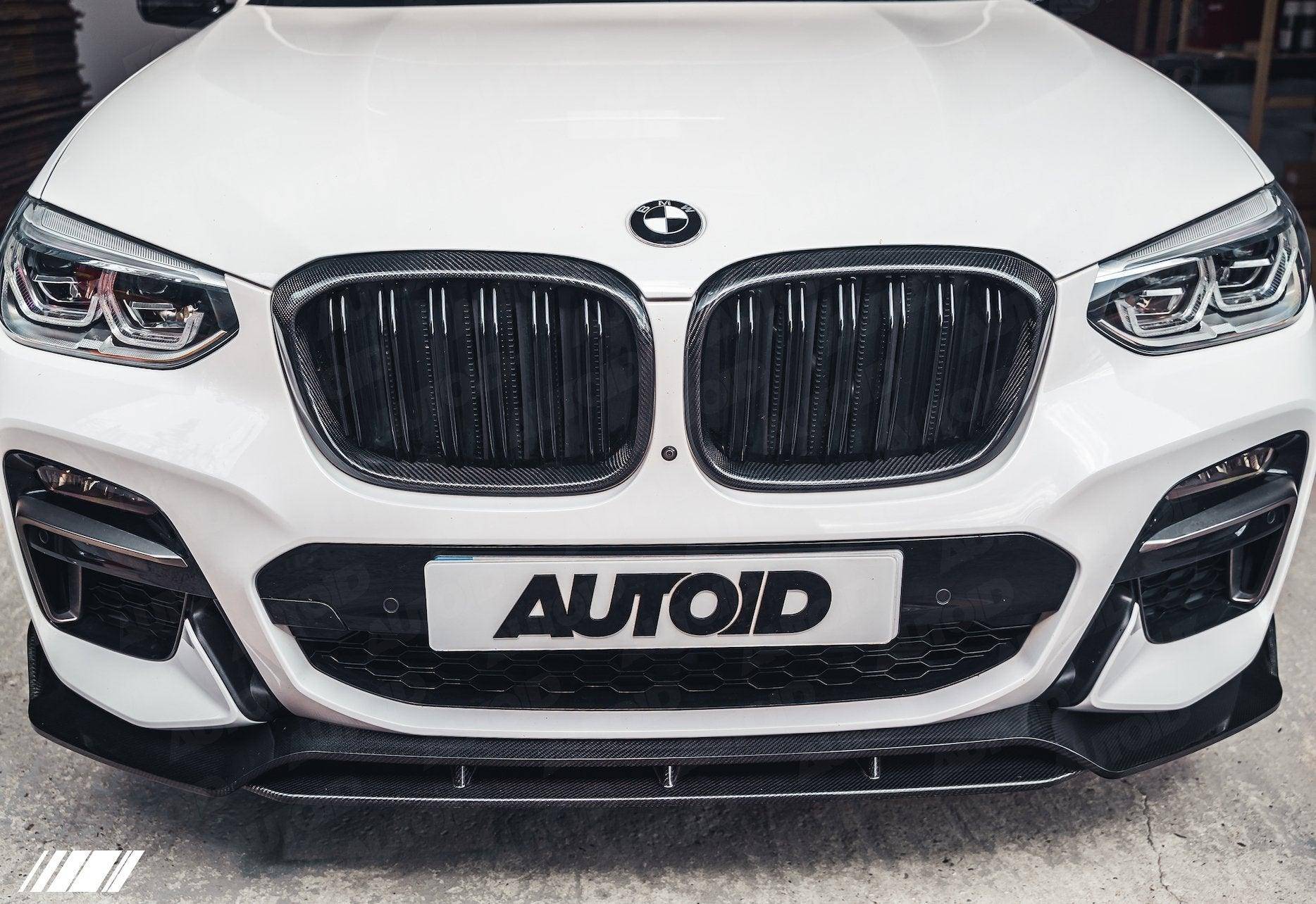 BMW X3 G01 & X4 G02 Pre - LCI Carbon Fibre Competition Front Splitter (2017 - 2021) - AUTOID - Front Lips & Splitters - Essentials