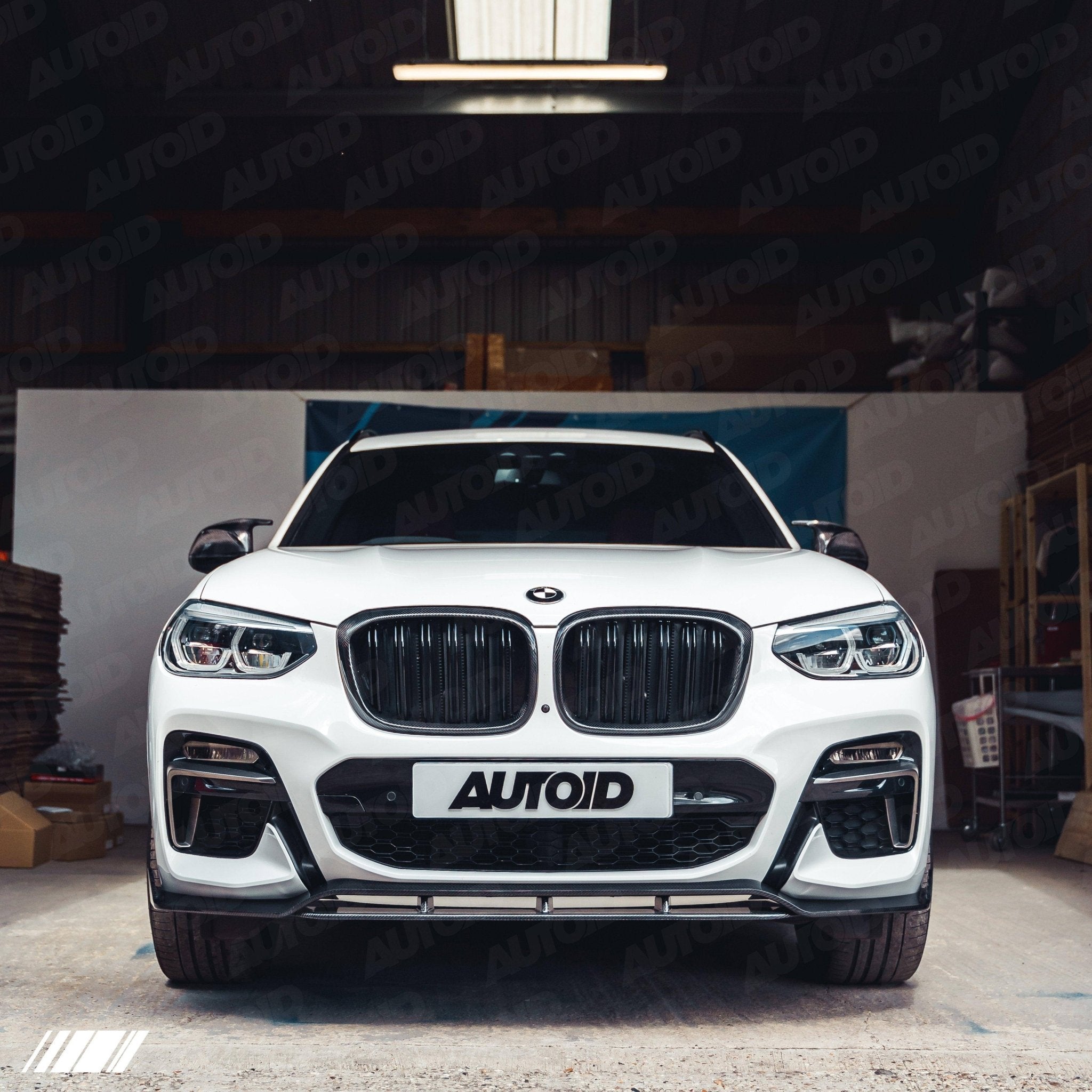 BMW X3 G01 & X4 G02 Pre - LCI Carbon Fibre Competition Front Splitter (2017 - 2021) - AUTOID - Front Lips & Splitters - Essentials