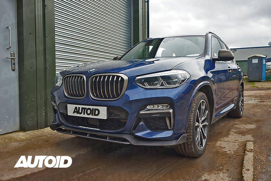 BMW X3 G01 & X4 G02 Pre - LCI Carbon Fibre Competition Front Splitter (2017 - 2021) - AUTOID - Front Lips & Splitters - Essentials