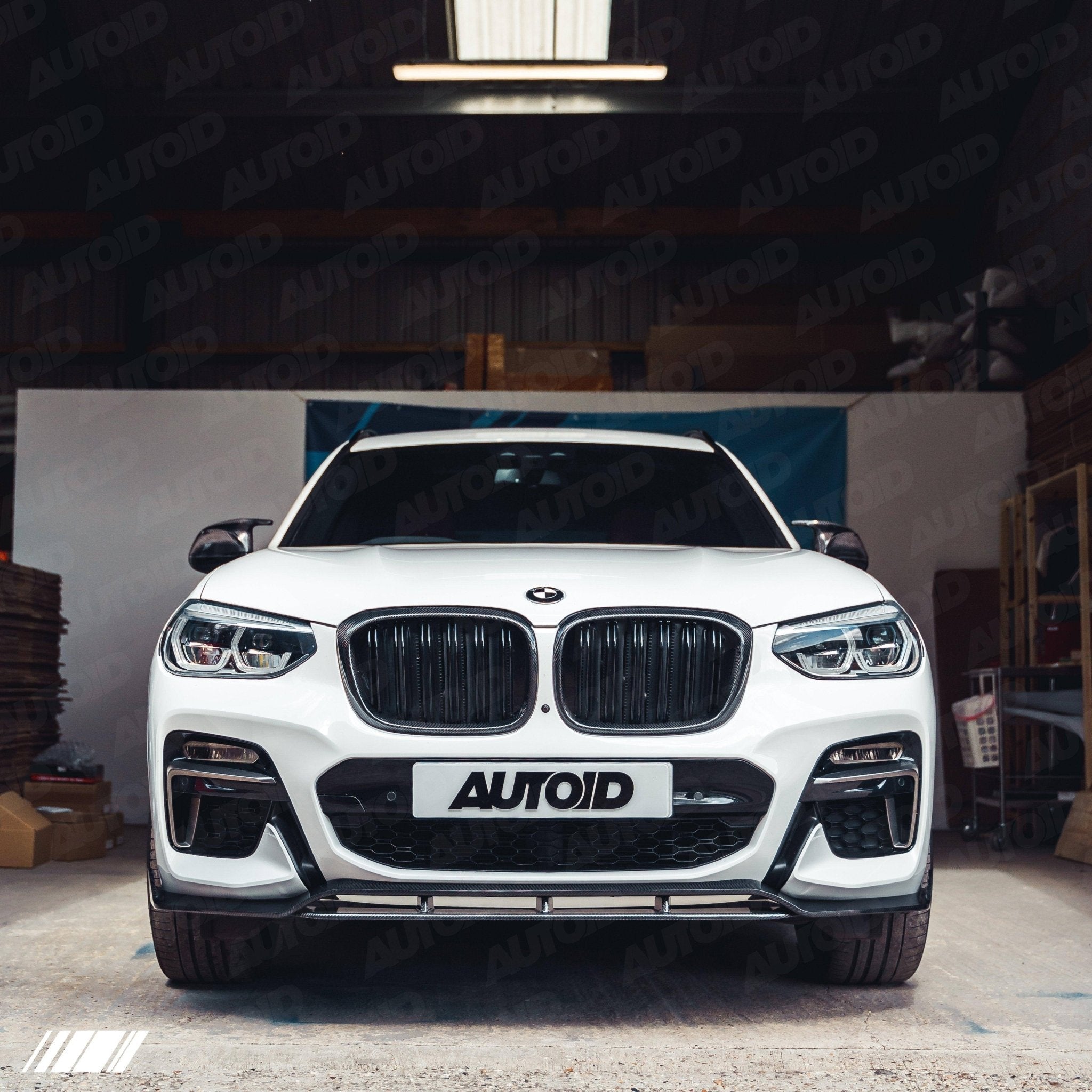 BMW X3 G01 & X4 G02 Pre-LCI Carbon Fibre Competition Front Splitter by FORM (2017-2021) - AUTOID® - Front Lips & Splitters - FORM Industries