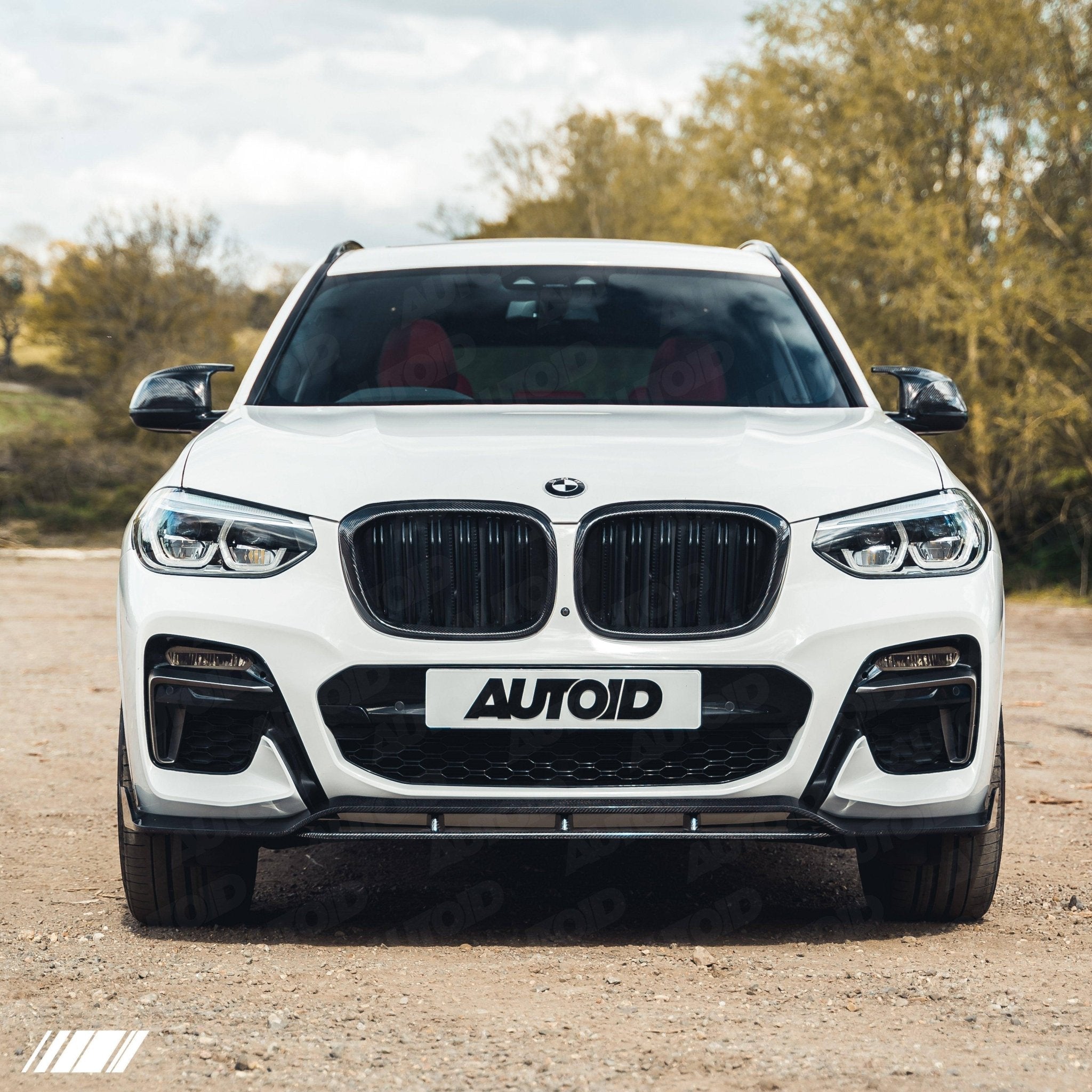 BMW X3 G01 & X4 G02 Pre-LCI Carbon Fibre Competition Front Splitter by FORM (2017-2021) - AUTOID® - Front Lips & Splitters - FORM Industries