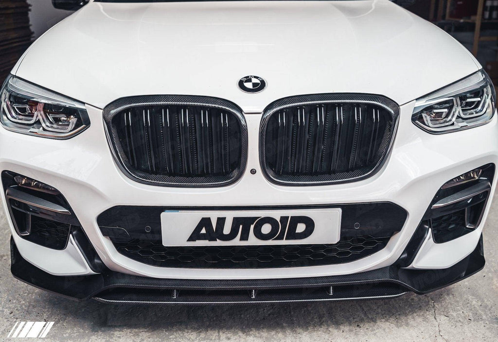 BMW X3 G01 & X4 G02 Pre-LCI Carbon Fibre Competition Front Splitter by FORM (2017-2021) - AUTOID® - Front Lips & Splitters - FORM Industries