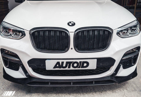 BMW X3 G01 & X4 G02 Pre-LCI Carbon Fibre Competition Front Splitter by FORM (2017-2021) - AUTOID® - Front Lips & Splitters - FORM Industries