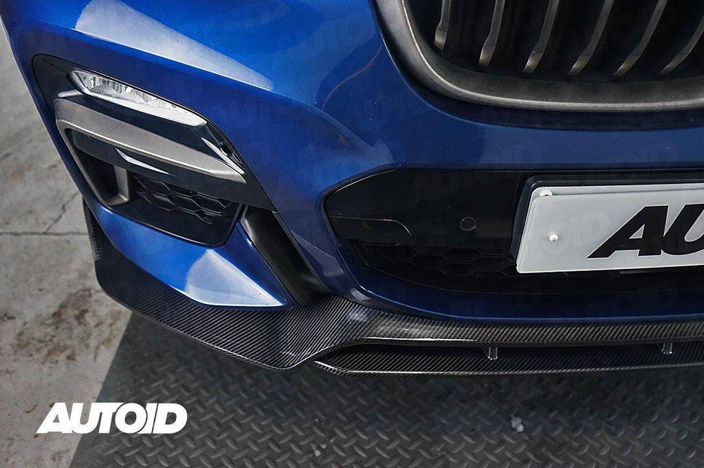 BMW X3 G01 & X4 G02 Pre-LCI Carbon Fibre Competition Front Splitter by FORM (2017-2021) - AUTOID® - Front Lips & Splitters - FORM Industries