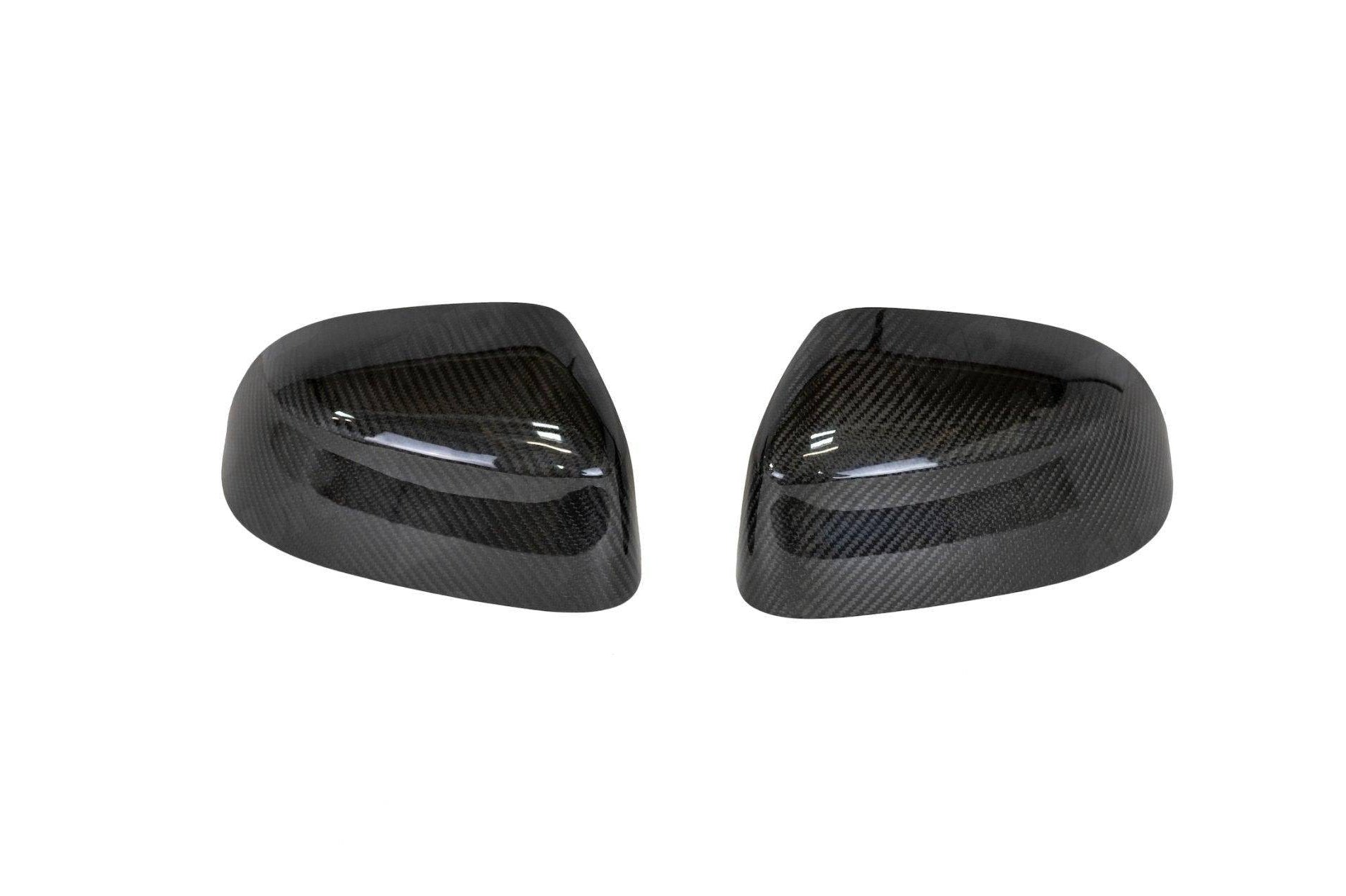BMW X3 G01, X4 G02, X5 G05, X6 G06 & X7 G07 Pre - Preg Carbon Fibre Mirror Covers by TRE (2018+) - AUTOID - Mirror Covers - TRE