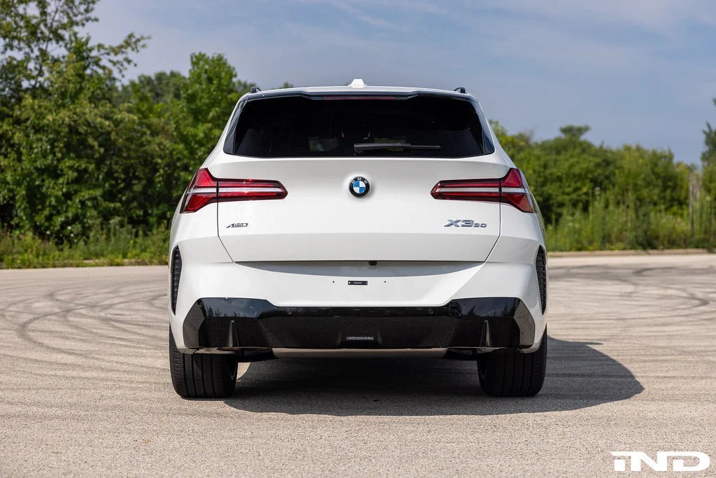 BMW X3 G45 M-Sport Gloss Black Rear Reflector Deletes by Acexxon (2024+) - AUTOID® - Reflector Inserts & Overlays - Acexxon Motorsports