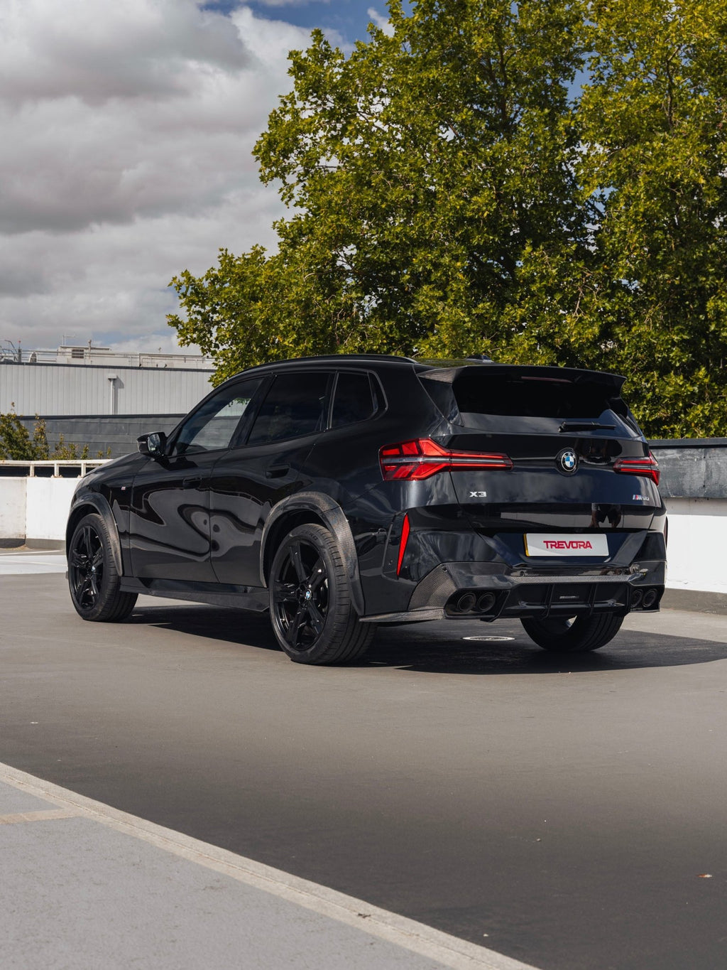 BMW X3 G45 Pre-preg Carbon Fibre PR-1 Rear Roof Spoiler by TREVORA (2025+) - AUTOID® - Rear Spoilers - TREVORA