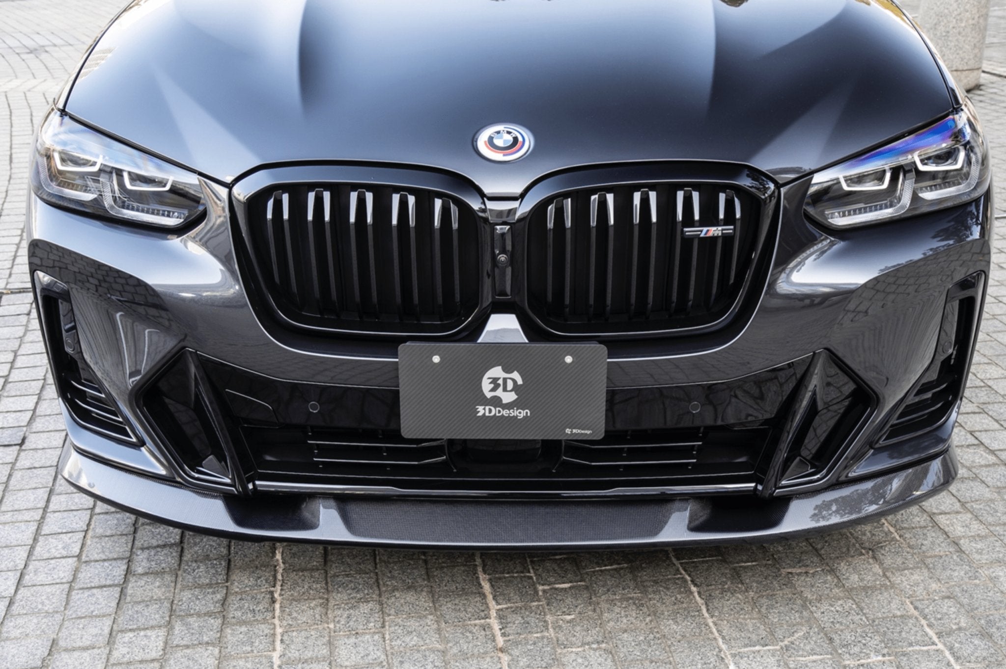 BMW X3 LCI G01 Carbon Fibre Front Splitter by 3D Design (2021+) - AUTOID® - Front Lips & Splitters - 3DDesign