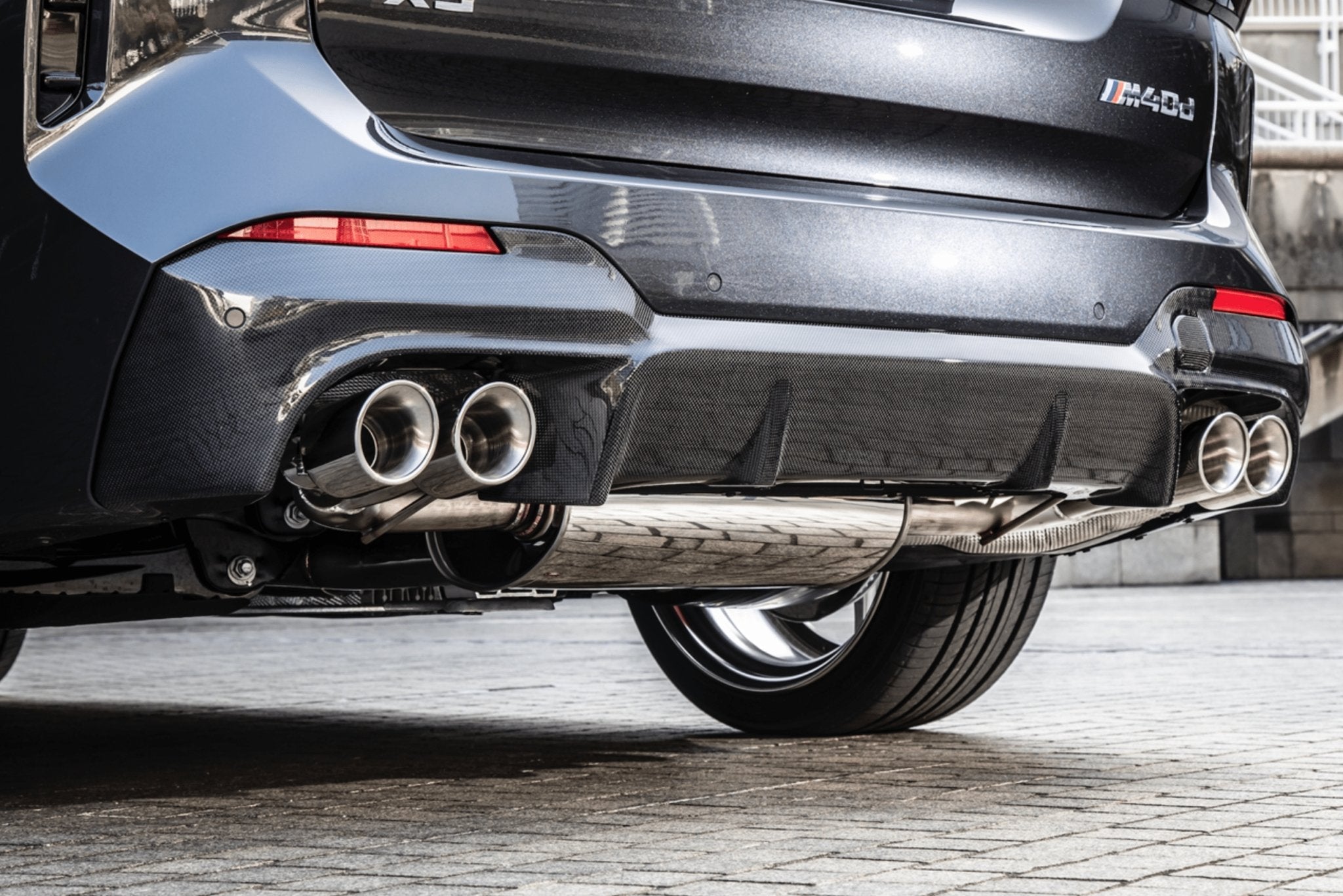 BMW X3 LCI G01 Carbon Fibre Rear Diffuser by 3D Design (2021+) - AUTOID® - Rear Diffusers - 3DDesign