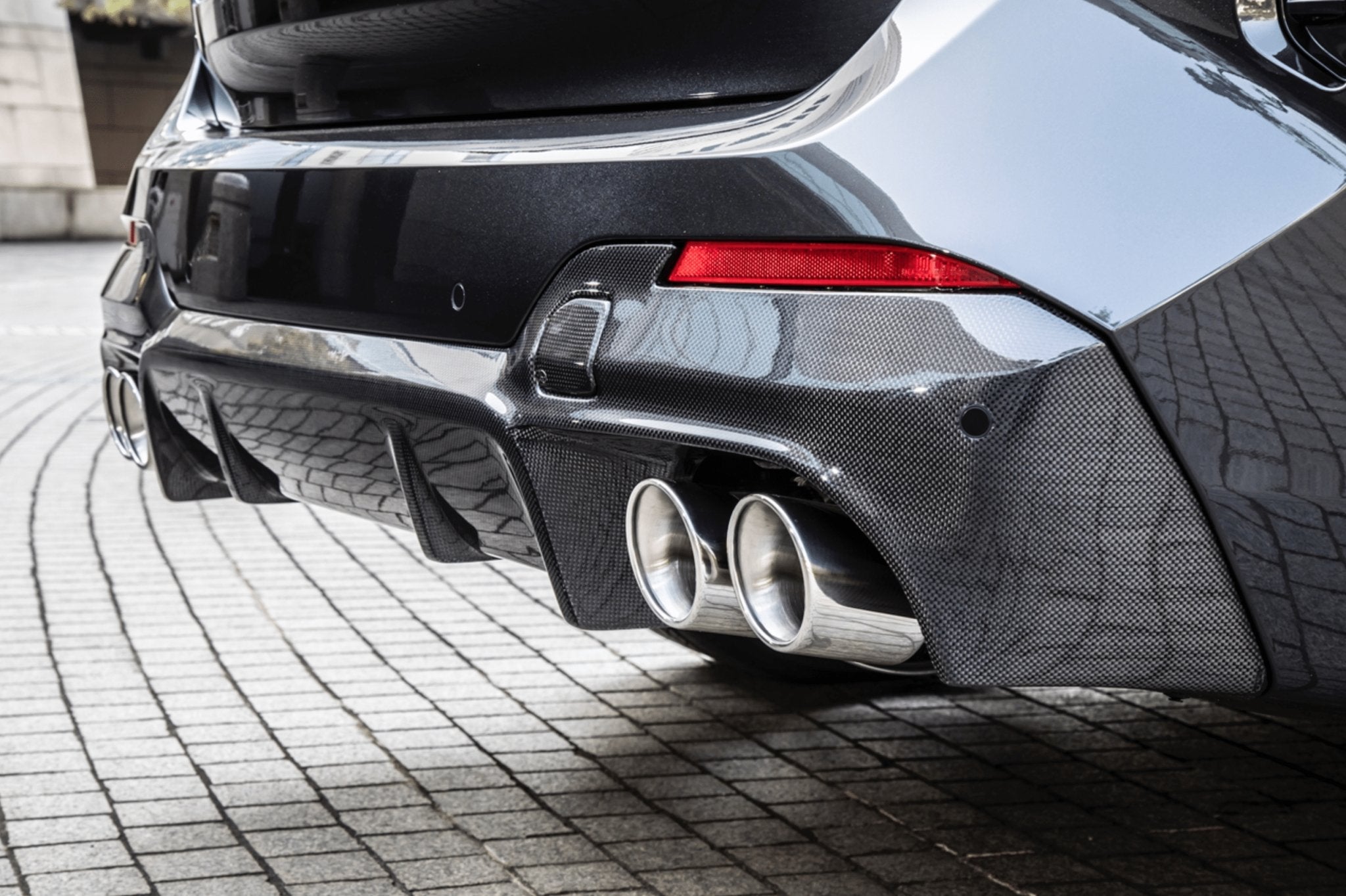 BMW X3 LCI G01 Carbon Fibre Rear Diffuser by 3D Design (2021+) - AUTOID® - Rear Diffusers - 3DDesign