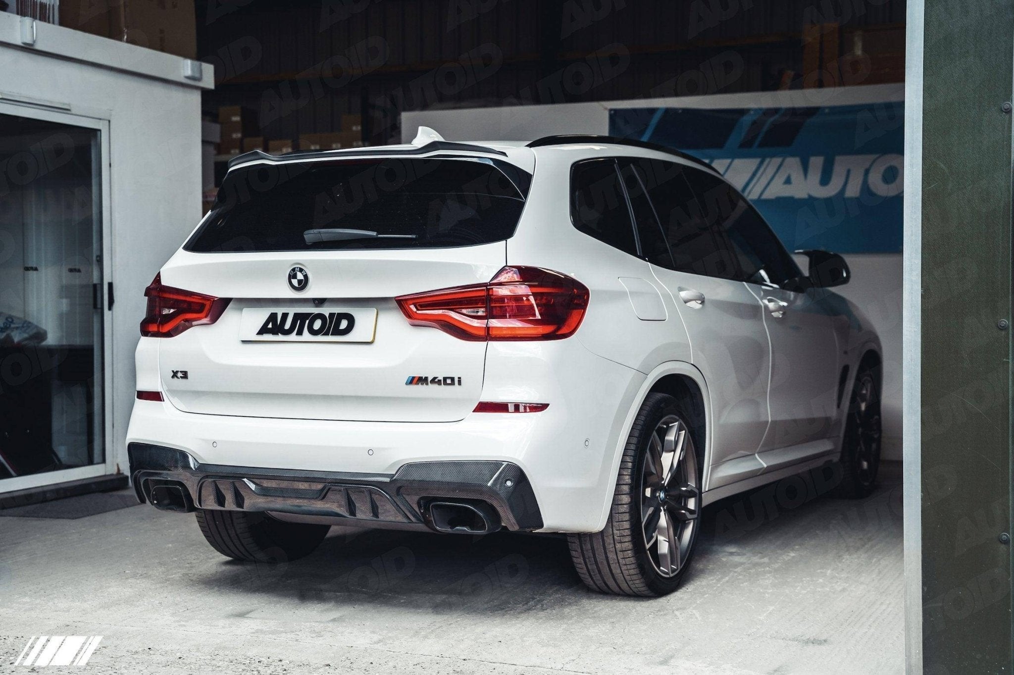 BMW X3 M40i G01 Pre-LCI Carbon Fibre Performance Rear Diffuser by FORM (2018-2020) - AUTOID® - Rear Diffusers - FORM Industries