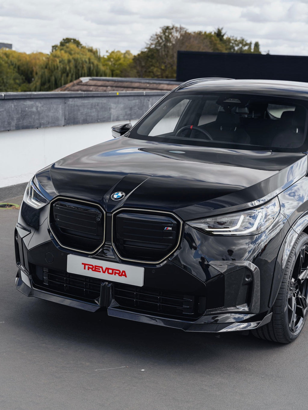 BMW X3 M50 G45 & M Sport Pre-preg Carbon Fibre PR-1 Front Canard Trims by TREVORA (2025+) - AUTOID® - Bumper Inserts & Trim - TREVORA