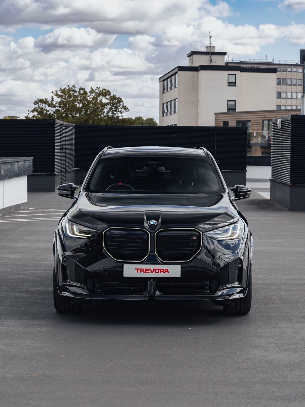BMW X3 M50 G45 & M Sport Pre-preg Carbon Fibre PR-1 Front Canard Trims by TREVORA (2025+) - AUTOID® - Bumper Inserts & Trim - TREVORA