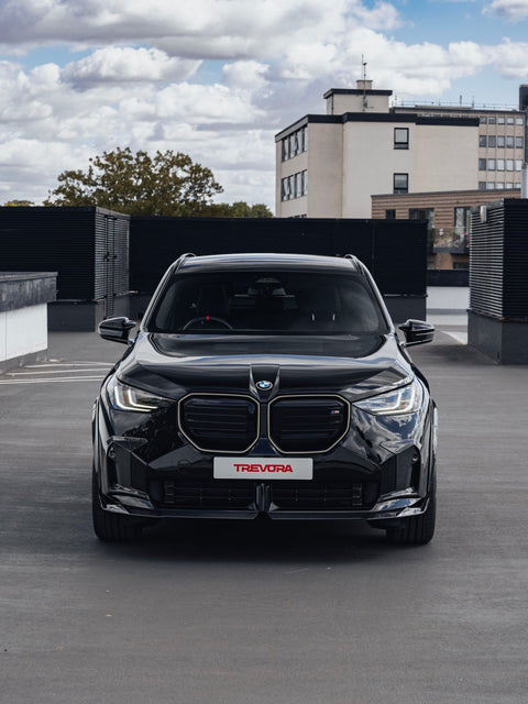 BMW X3 M50 G45 & M Sport Pre-preg Carbon Fibre PR-1 Front Canard Trims by TREVORA (2025+) - AUTOID® - Bumper Inserts & Trim - TREVORA