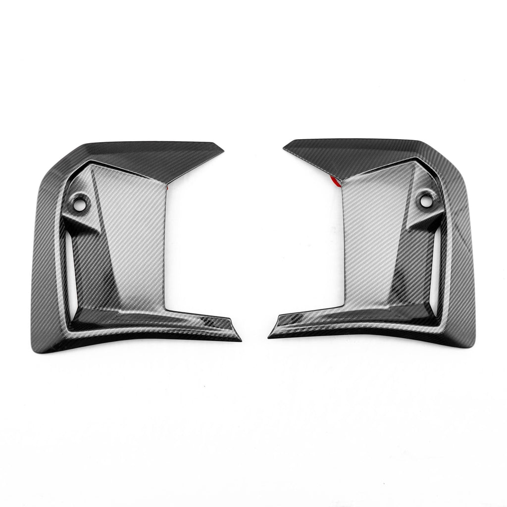 BMW X3 M50 G45 & M Sport Pre-preg Carbon Fibre PR-1 Front Canard Trims by TREVORA (2025+) - AUTOID® - Bumper Inserts & Trim - TREVORA