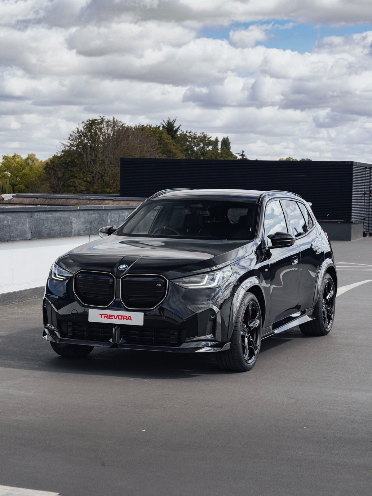 BMW X3 M50 G45 & M Sport Pre-preg Carbon Fibre PR-1 Front Canard Trims by TREVORA (2025+) - AUTOID® - Bumper Inserts & Trim - TREVORA