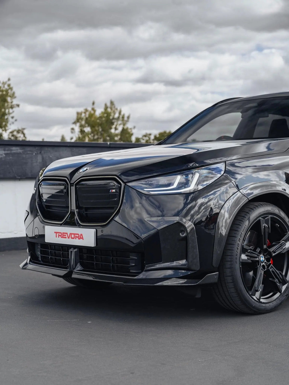 BMW X3 M50 G45 & M Sport Pre-preg Carbon Fibre PR-1 Front Splitter by TREVORA (2025+) - AUTOID® - Front Lips & Splitters - TREVORA