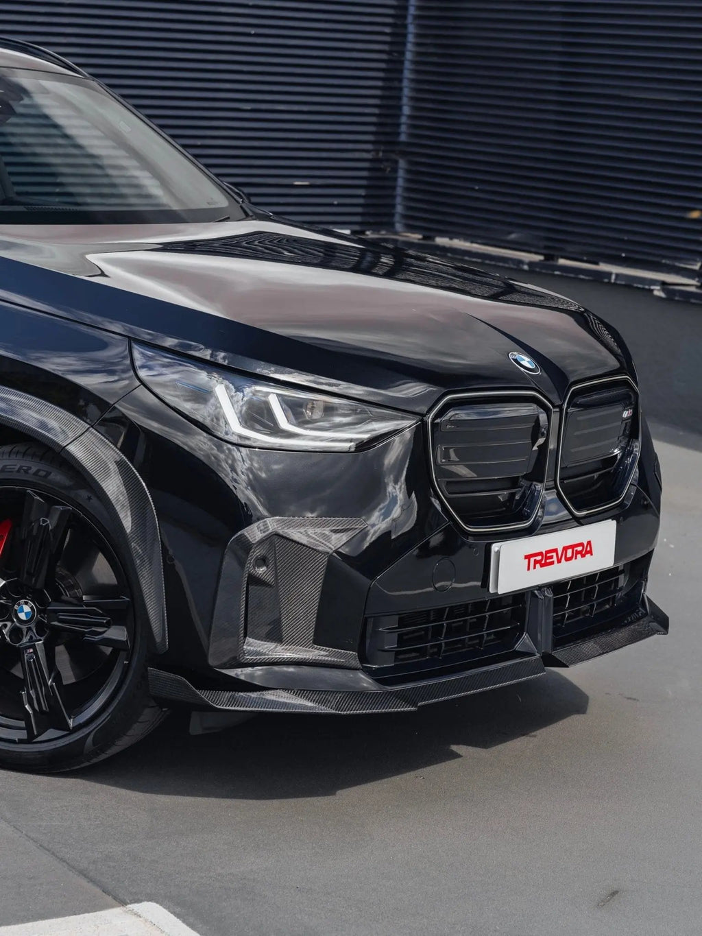 BMW X3 M50 G45 & M Sport Pre-preg Carbon Fibre PR-1 Front Splitter by TREVORA (2025+) - AUTOID® - Front Lips & Splitters - TREVORA