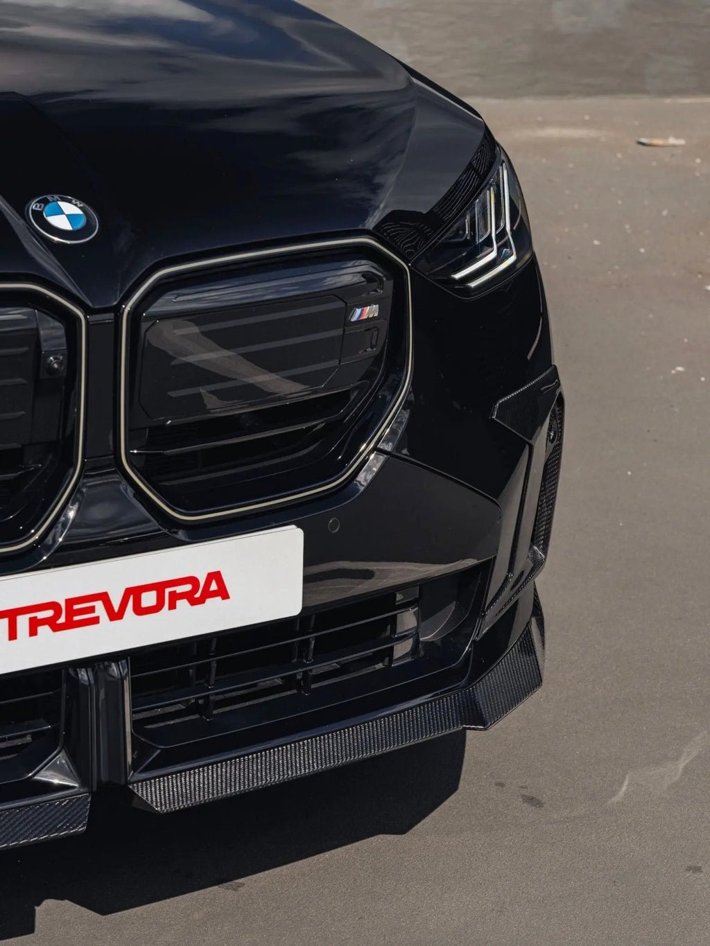 BMW X3 M50 G45 & M Sport Pre-preg Carbon Fibre PR-1 Front Splitter by TREVORA (2025+) - AUTOID® - Front Lips & Splitters - TREVORA