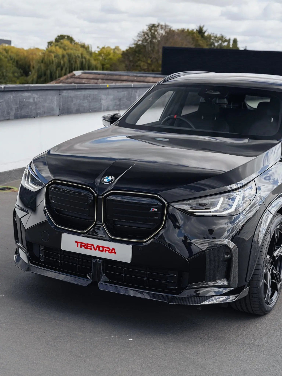 BMW X3 M50 G45 & M Sport Pre-preg Carbon Fibre PR-1 Front Splitter by TREVORA (2025+) - AUTOID® - Front Lips & Splitters - TREVORA