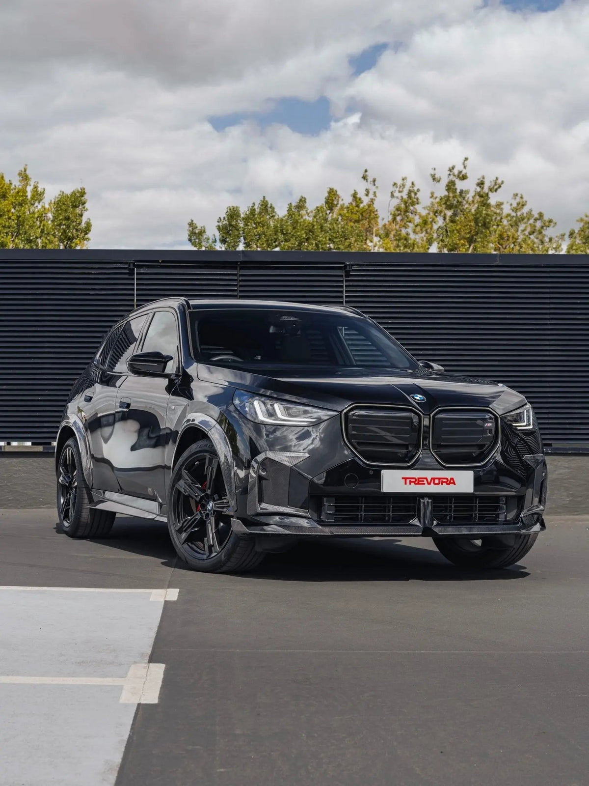 BMW X3 M50 G45 & M Sport Pre-preg Carbon Fibre PR-1 Front Splitter by TREVORA (2025+) - AUTOID® - Front Lips & Splitters - TREVORA